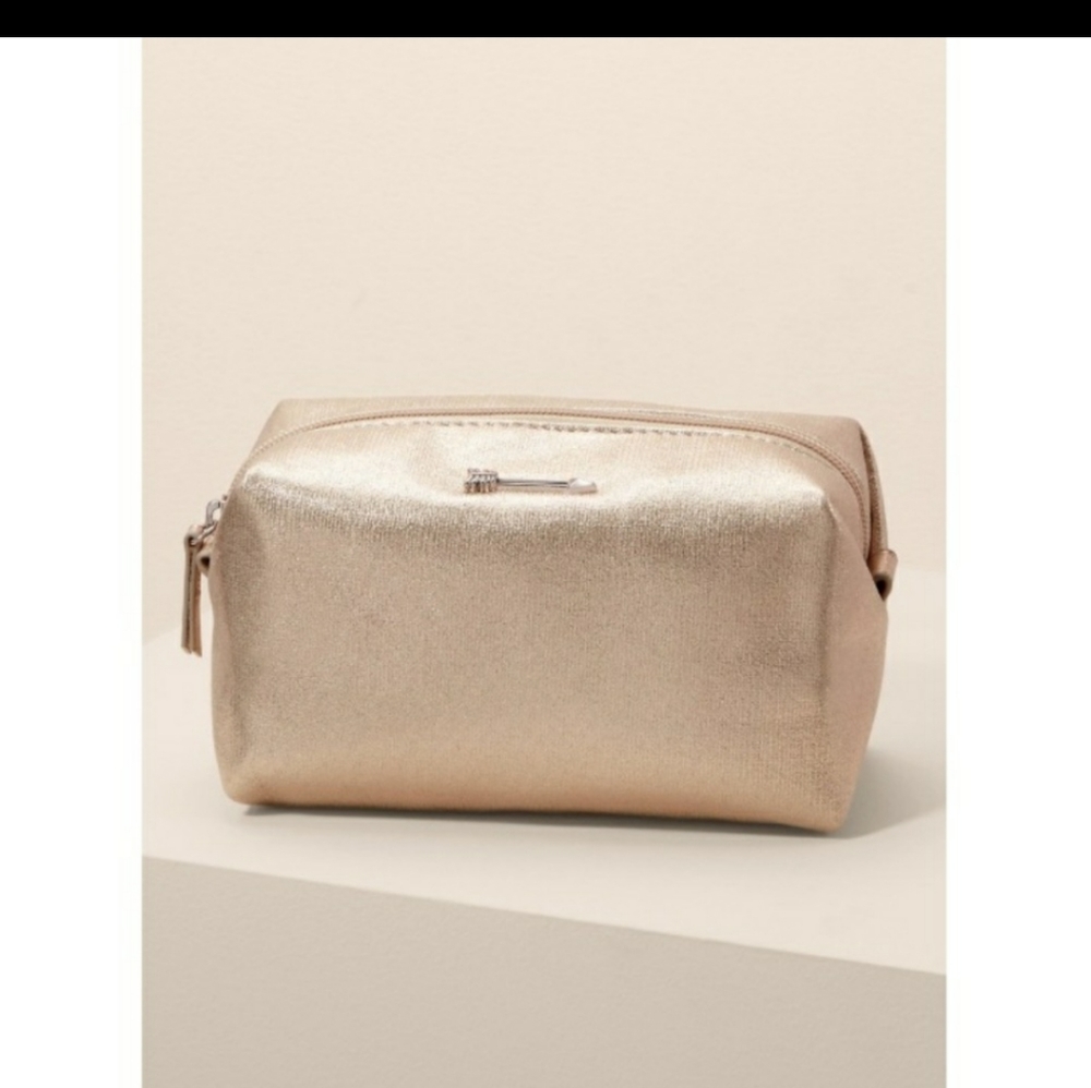Stella & Dot Pink Champagne Pouf